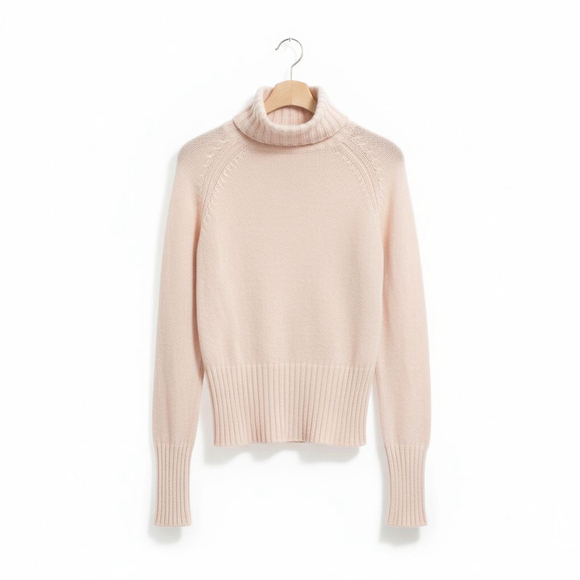 BCBGMaxAzria Lambswool Angora blend Classic Turtleneck Sweater - Picture 3 of 9